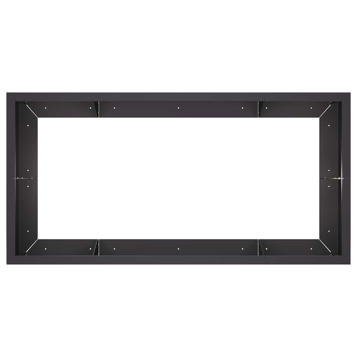 Retaining Wall 6 pcs 200 x 100 x 50 cm Steel Black