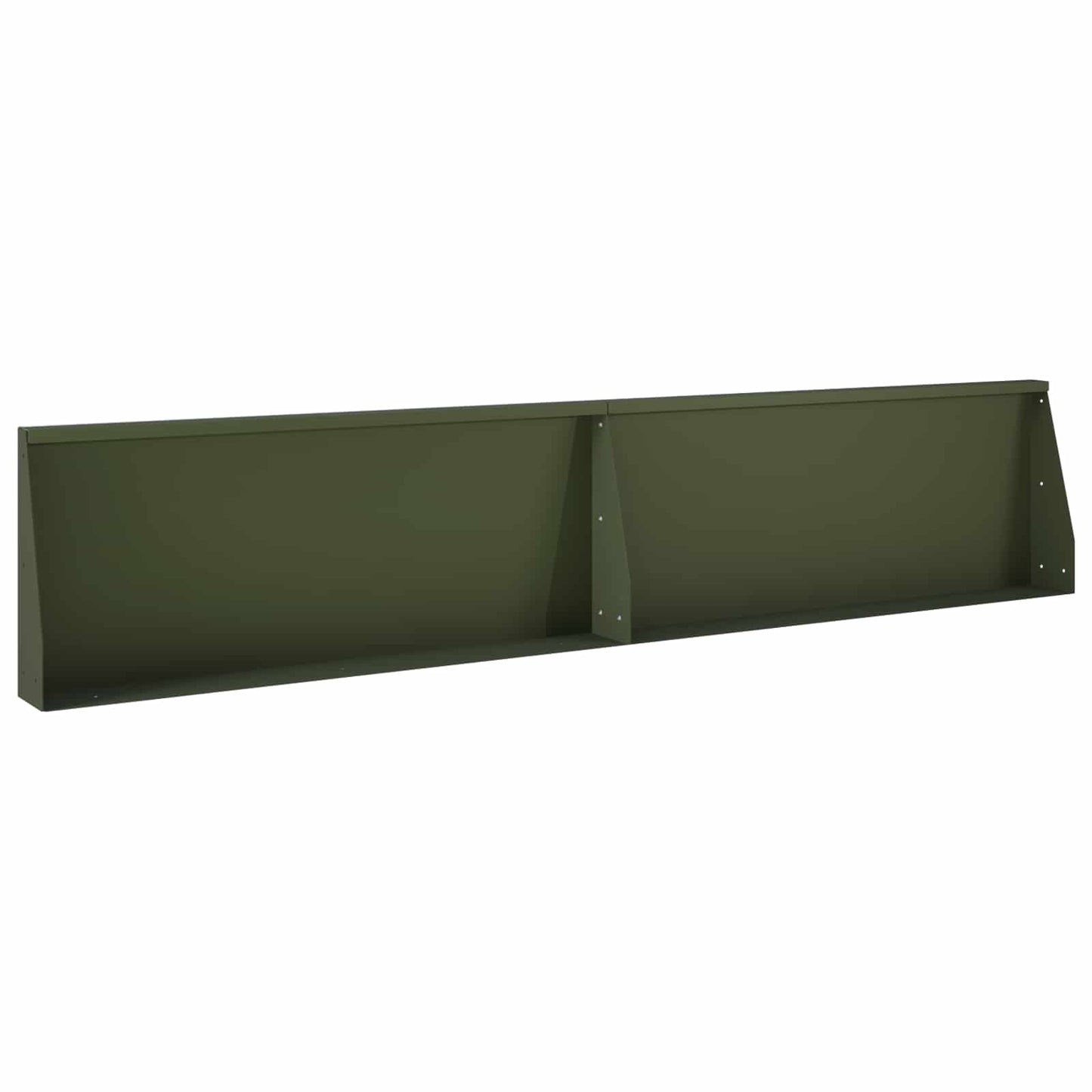 Retaining Wall 6 pcs 200 x 100 x 50 cm Steel Olive Green