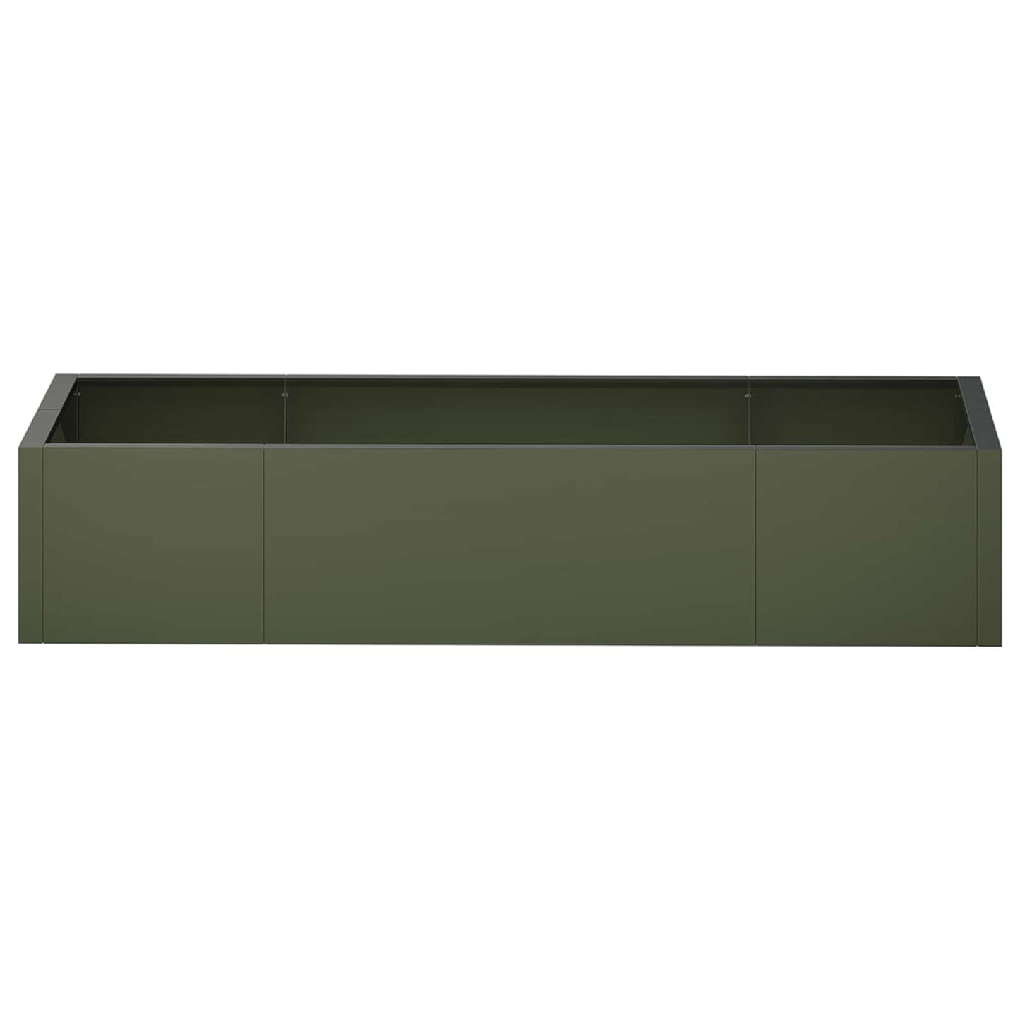 Retaining Wall 6 pcs 200 x 100 x 50 cm Steel Olive Green