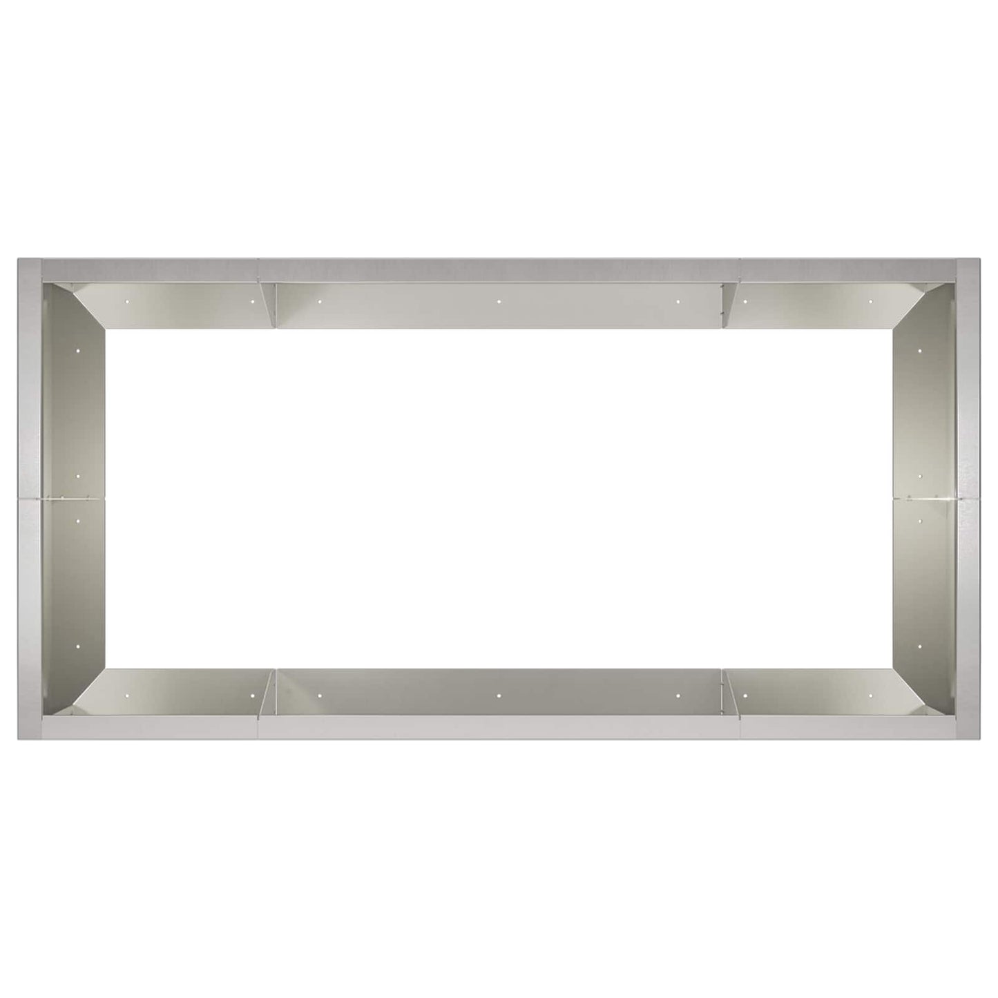 Retaining Wall 6 pcs 200 x 100 x 50 cm Stainless Steel Silver
