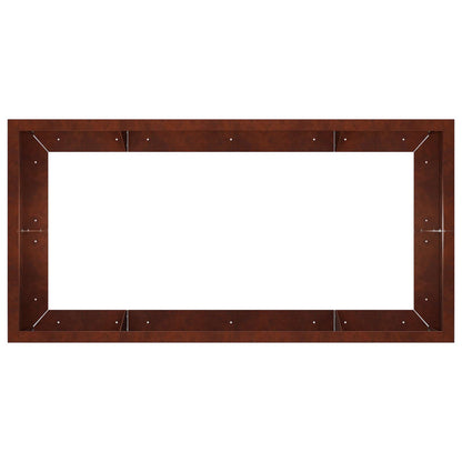 Retaining Wall 6 pcs 200 x 100 x 50 cm Weathering Steel Rusty