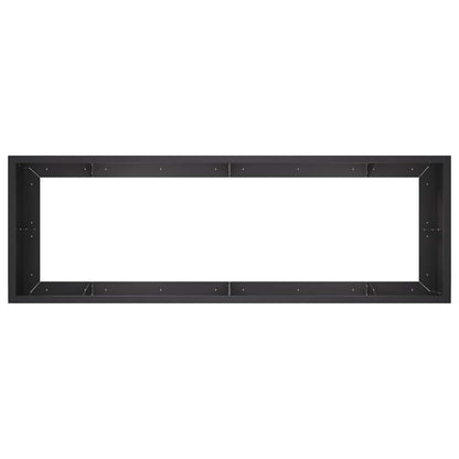 Retaining Wall 8 pcs 300 x 100 x 30 cm Steel Black