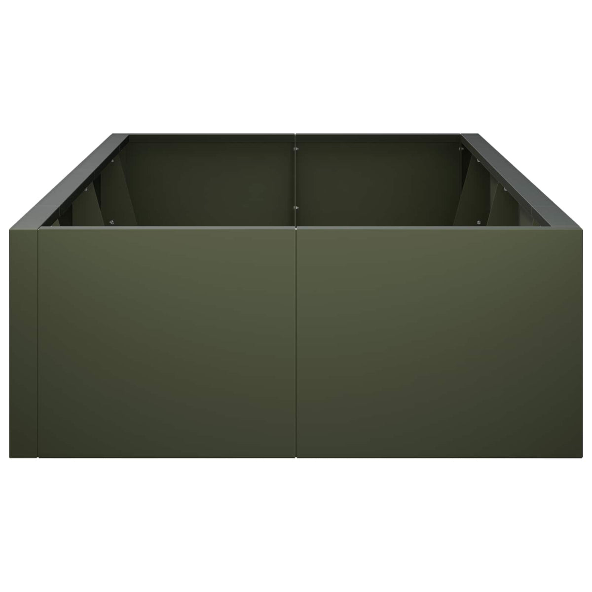 Retaining Wall 8 pcs 300 x 100 x 30 cm Steel Olive Green