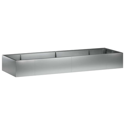 Retaining Wall 8 pcs 300 x 100 x 30 cm Galvanised Steel Silver