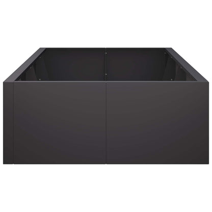 Retaining Wall 8 pcs 300 x 100 x 40 cm Steel Black