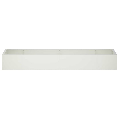 Retaining Wall 8 pcs 300 x 100 x 40 cm Steel White