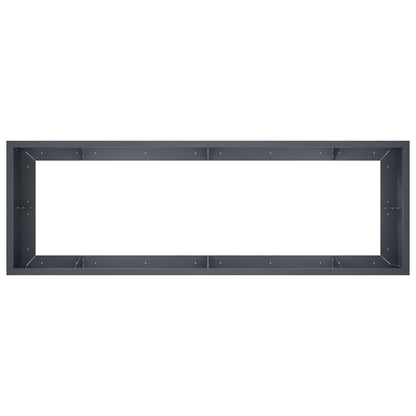Retaining Wall 8 pcs 300 x 100 x 40 cm Steel Anthracite