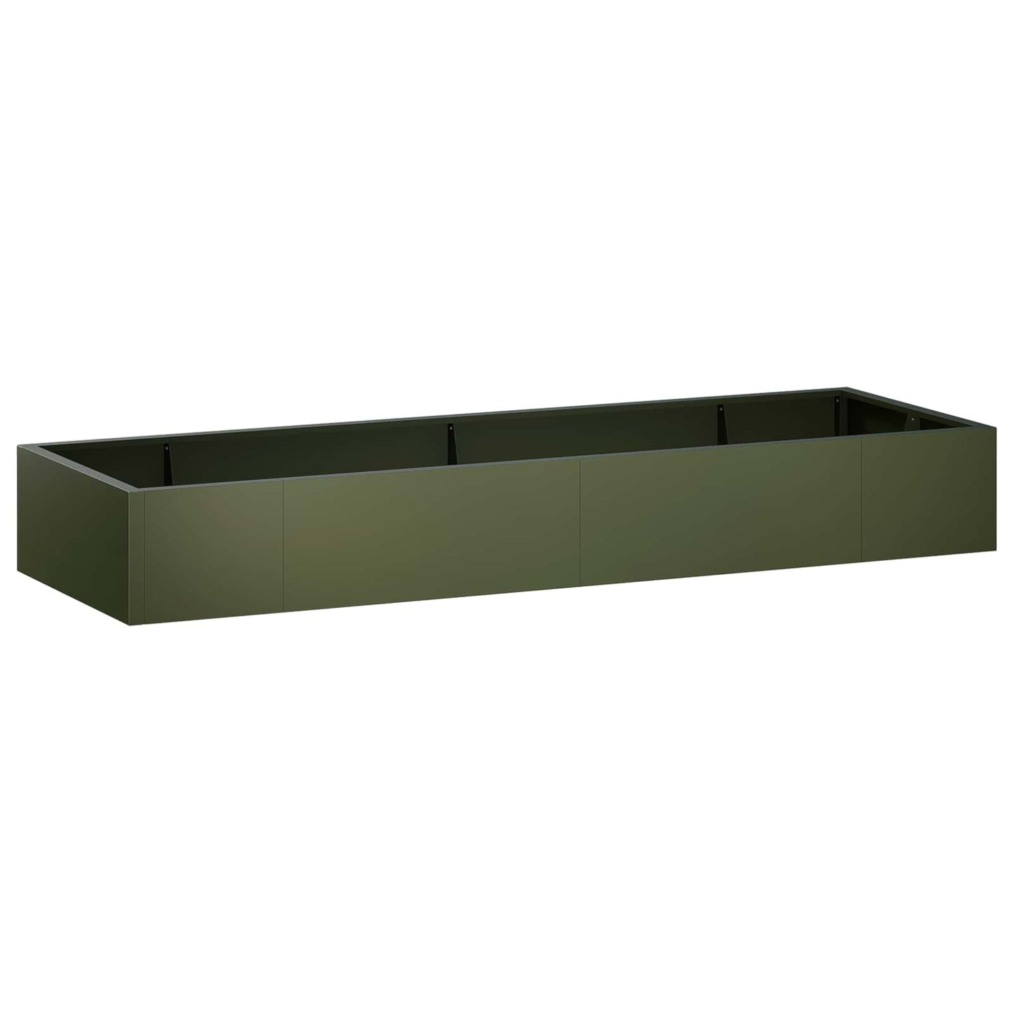 Retaining Wall 8 pcs 300 x 100 x 40 cm Steel Olive Green