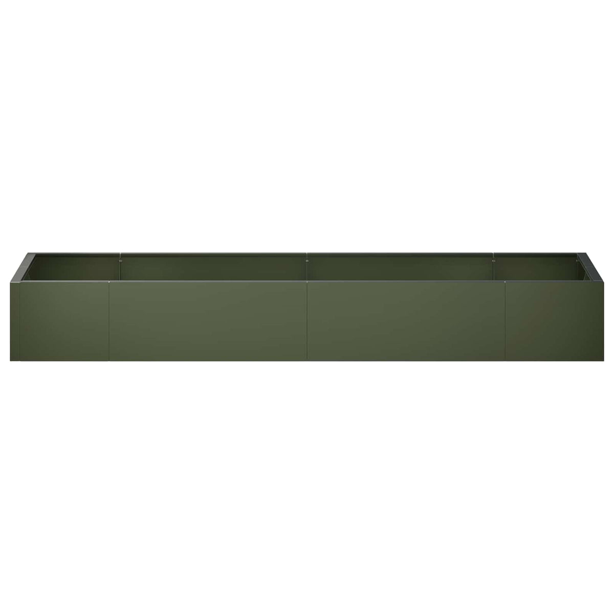 Retaining Wall 8 pcs 300 x 100 x 40 cm Steel Olive Green