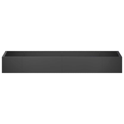 Retaining Wall 8 pcs 300 x 100 x 50 cm Steel Black
