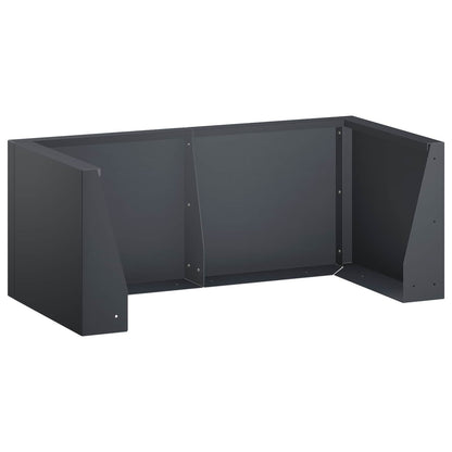 Retaining Wall 8 pcs 300 x 100 x 50 cm Steel Anthracite