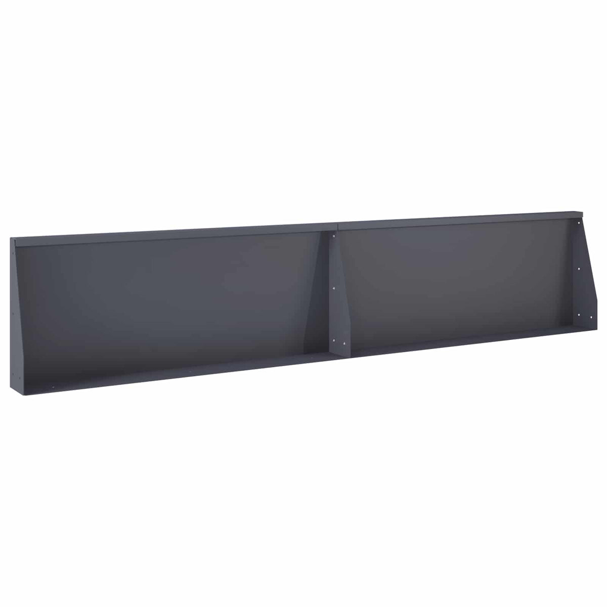 Retaining Wall 8 pcs 300 x 100 x 50 cm Steel Anthracite