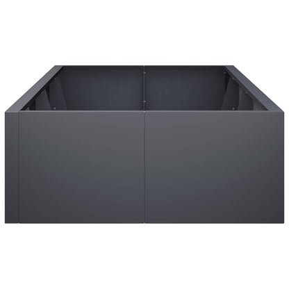 Retaining Wall 8 pcs 300 x 100 x 50 cm Steel Anthracite