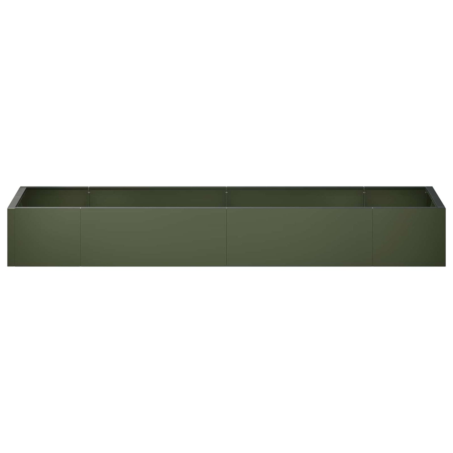Retaining Wall 8 pcs 300 x 100 x 50 cm Steel Olive Green