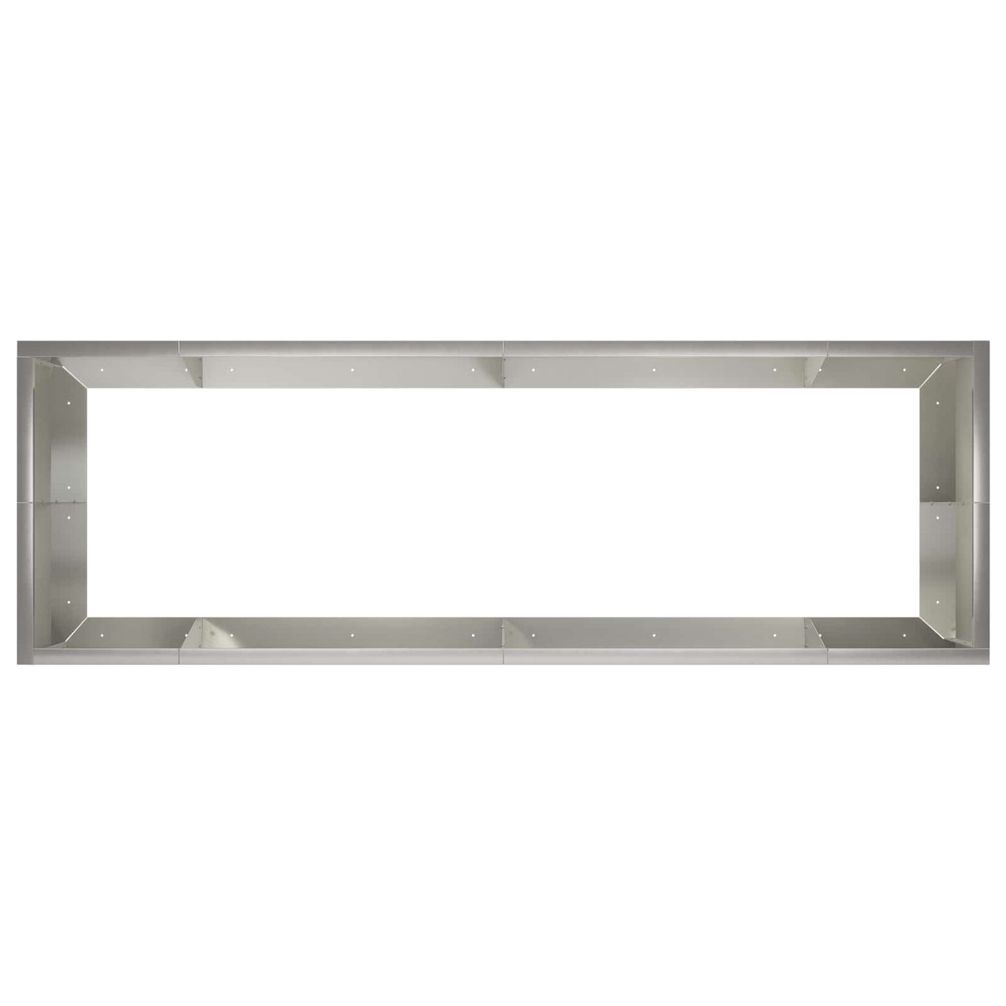Retaining Wall 8 pcs 300 x 100 x 50 cm Stainless Steel Silver