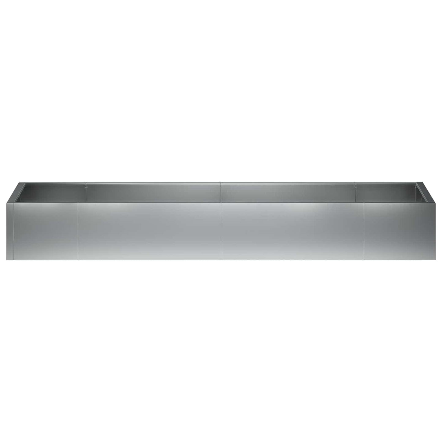 Retaining Wall 8 pcs 300 x 100 x 50 cm Galvanised Steel Silver