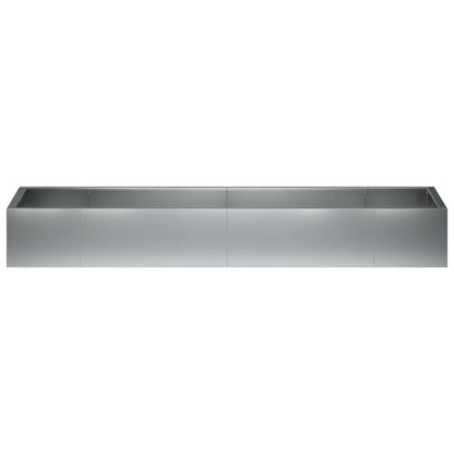 Retaining Wall 8 pcs 300 x 100 x 50 cm Galvanised Steel Silver