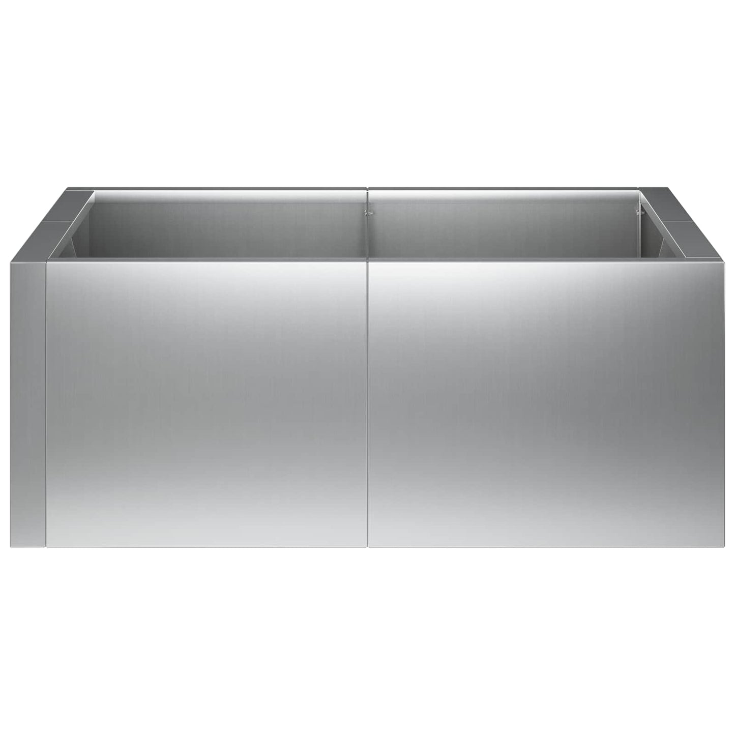 Retaining Wall 8 pcs 300 x 100 x 50 cm Galvanised Steel Silver
