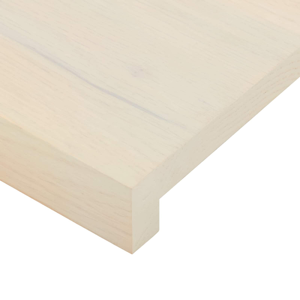 Stair Tread 2 pcs 100 x 25 x 2 cm White Solid Oak Wood
