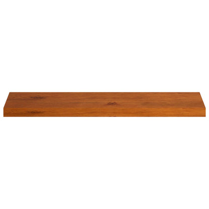 Stair Tread 2 pcs 100 x 30 x 2 cm Brown Solid Oak Wood