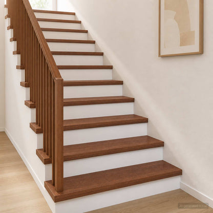 Stair Tread 2 pcs 80 x 30 x 2 cm Dark Brown Solid Oak Wood