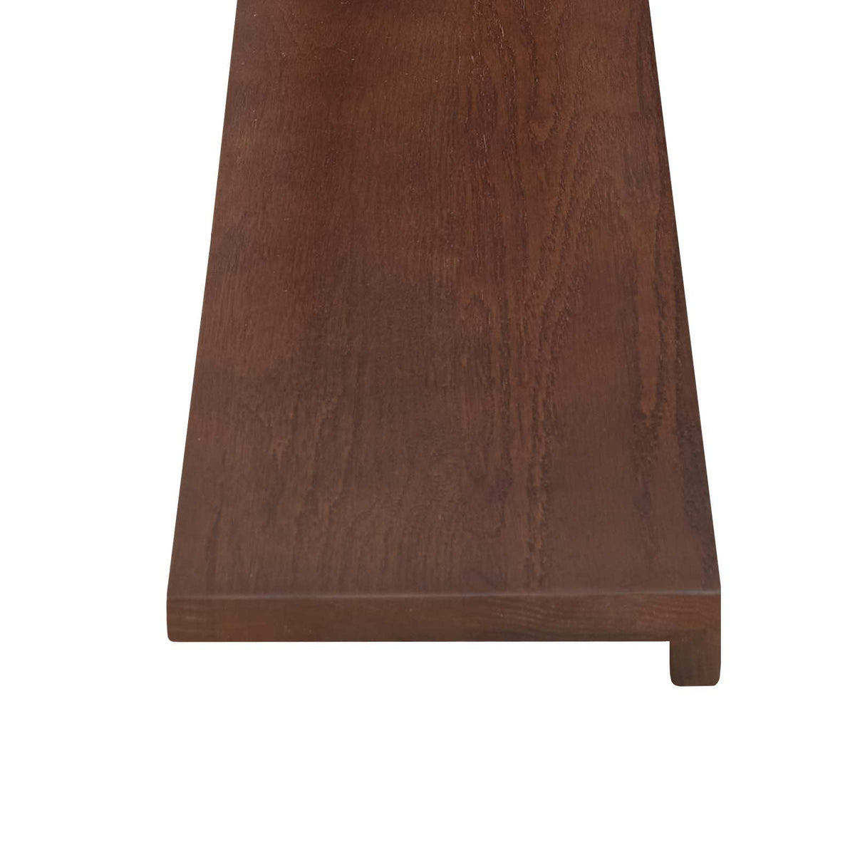 Stair Tread 2 pcs 90 x 25 x 2 cm Dark Brown Solid Oak Wood