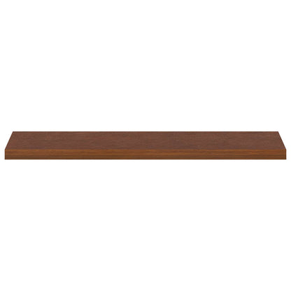 Stair Tread 2 pcs 120 x 25 x 2 cm Dark Brown Solid Oak Wood