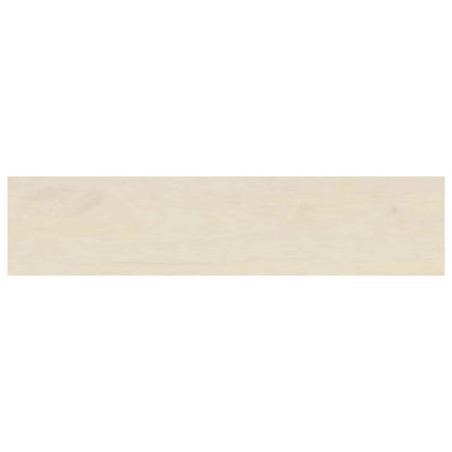 Stair Tread 4 pcs 110 x 25 x 2 cm White Solid Oak Wood
