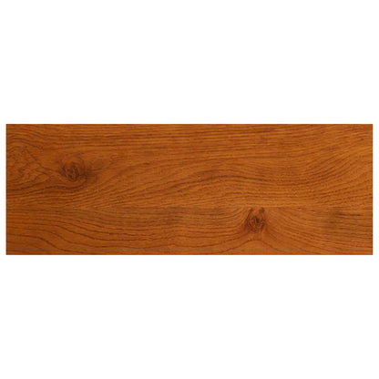 Stair Tread 4 pcs 80 x 25 x 2 cm Brown Solid Oak Wood