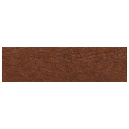 Stair Tread 4 pcs 90 x 25 x 2 cm Dark Brown Solid Oak Wood