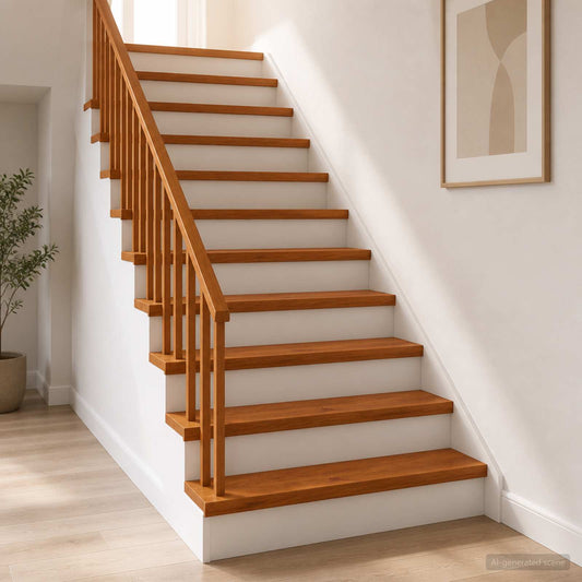 Stair Tread 8 pcs 120 x 30 x 2 cm Brown Solid Oak Wood