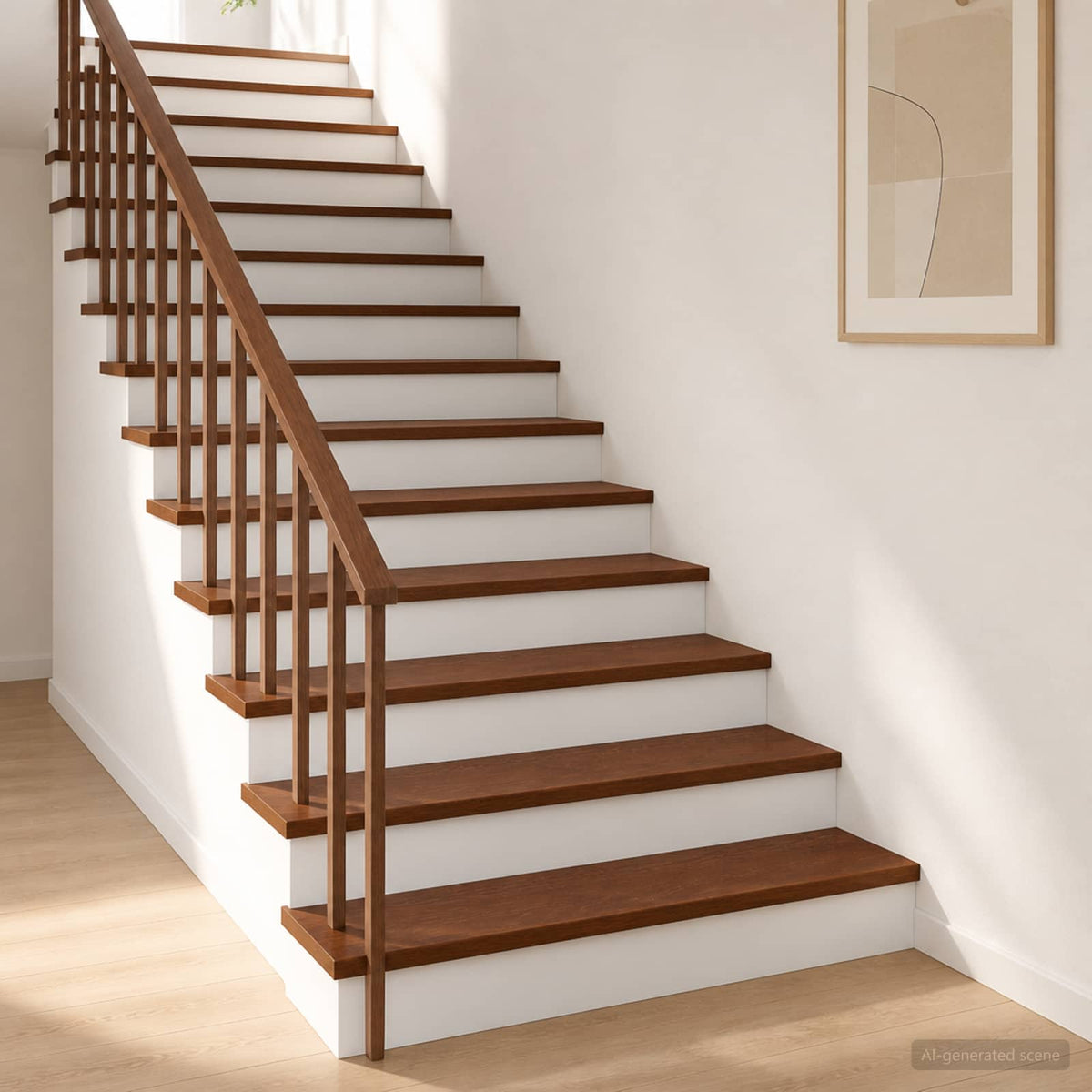 Stair Tread 8 pcs 90 x 25 x 2 cm Dark Brown Solid Oak Wood