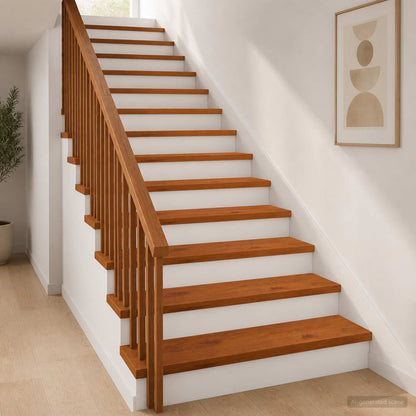 Stair Tread 12 pcs 90 x 25 x 2 cm Brown Solid Oak Wood
