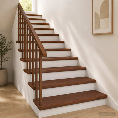 Stair Tread 12 pcs 80 x 25 x 2 cm Dark Brown Solid Oak Wood
