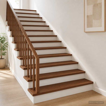 Stair Tread 12 pcs 120 x 25 x 2 cm Dark Brown Solid Oak Wood