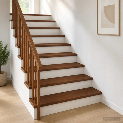 Stair Tread 16 pcs 90 x 30 x 2 cm Dark Brown Solid Oak Wood