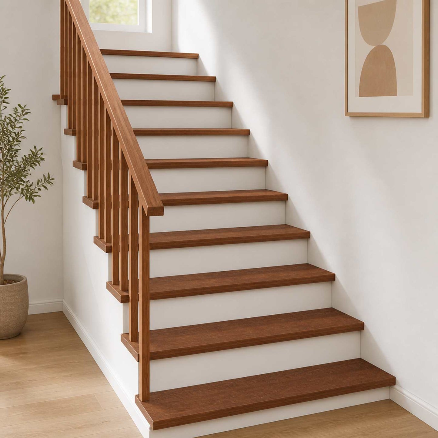 Stair Tread 16 pcs 120 x 30 x 2 cm Dark Brown Solid Oak Wood