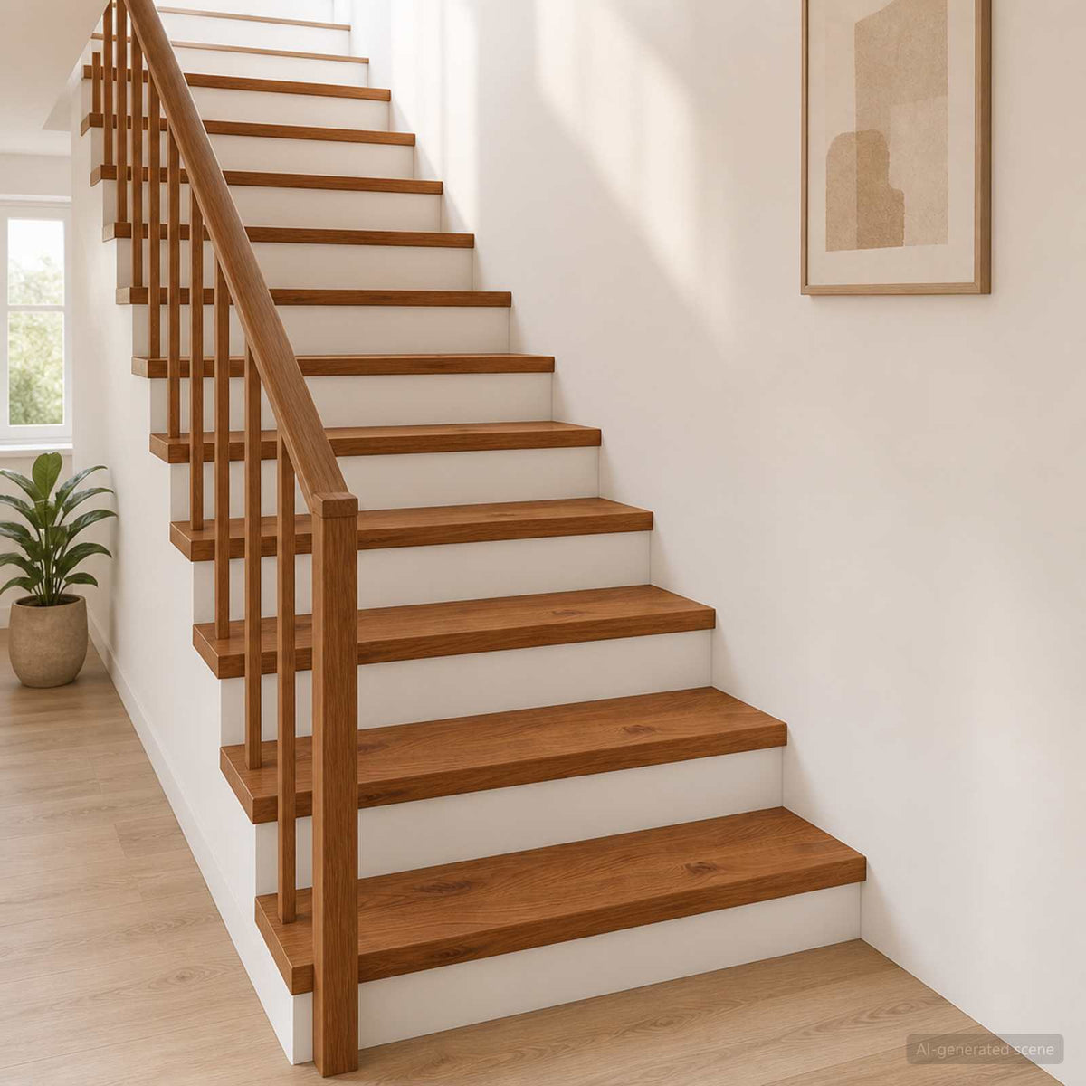 Stair Tread 20 pcs 80 x 25 x 2 cm Brown Solid Oak Wood