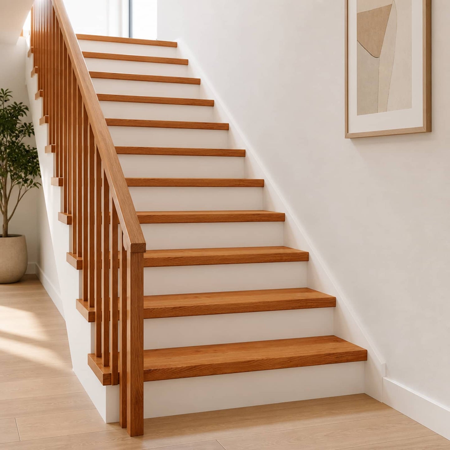Stair Tread 20 pcs 120 x 30 x 2 cm Brown Solid Oak Wood
