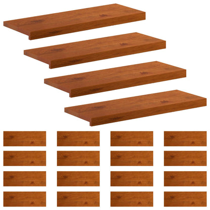 Stair Tread 20 pcs 80 x 30 x 2 cm Brown Solid Oak Wood