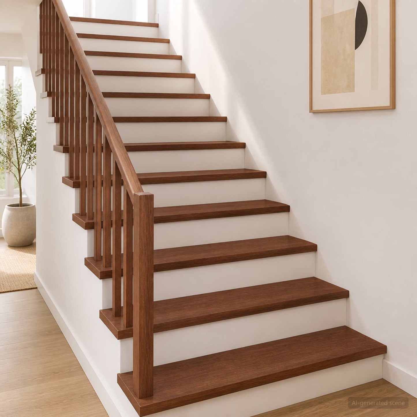 Stair Tread 20 pcs 120 x 30 x 2 cm Dark Brown Solid Oak Wood