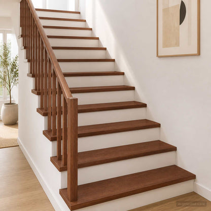 Stair Tread 20 pcs 120 x 30 x 2 cm Dark Brown Solid Oak Wood