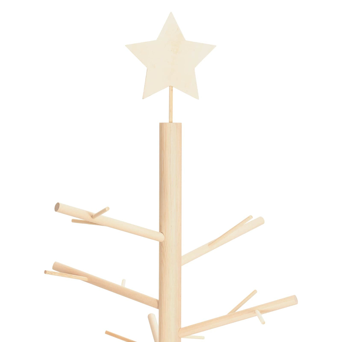 Wooden Christmas Tree KOTKA 240 cm Bamboo and Solid Pine Wood