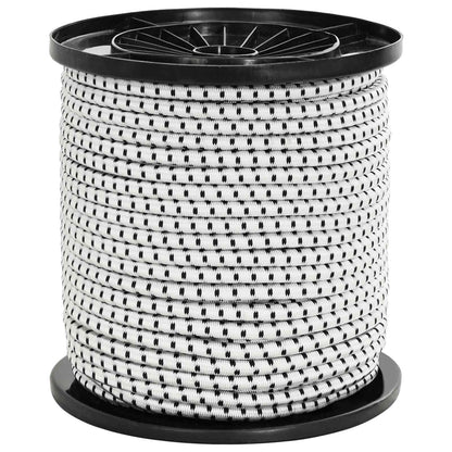 Bungee Cords 4 mm Black and White PP and Rubber