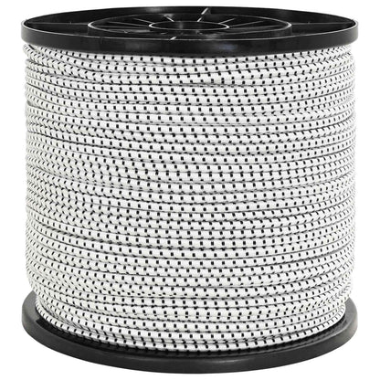 Bungee Cords 4 mm Black and White PP and Rubber