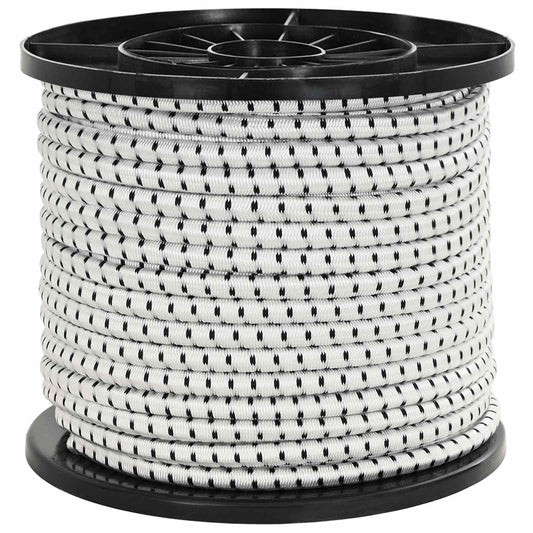 Bungee Cords 8 mm Black and White PP and Rubber