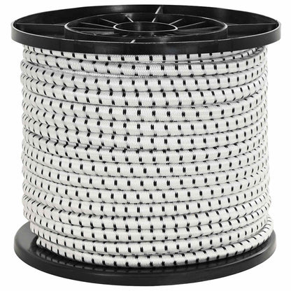 Bungee Cords 10 mm Black and White PP and Rubber