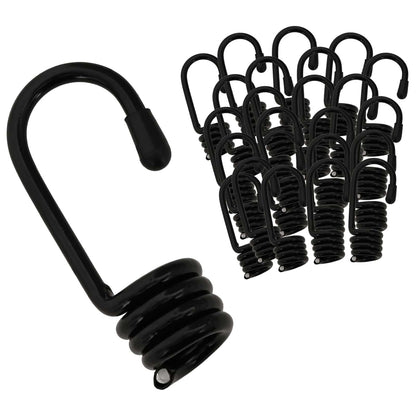 Hooks 100 pcs Black 8 mm x 5 cm Steel