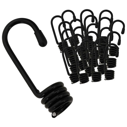 Hooks 100 pcs Black 10 mm x 5 cm Steel