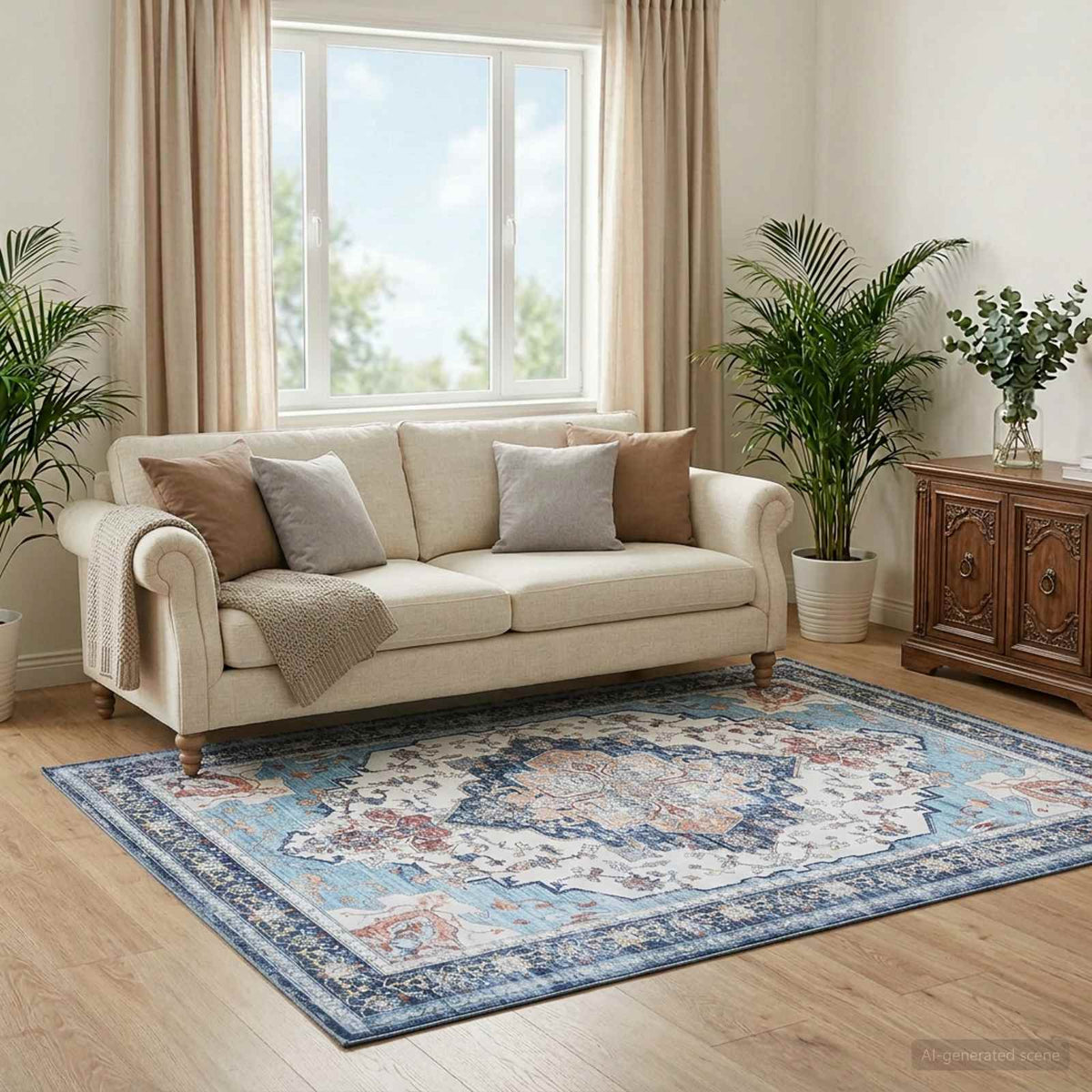 Rug ORIZ Multicolour 80 x 150 cm 100% Polyester